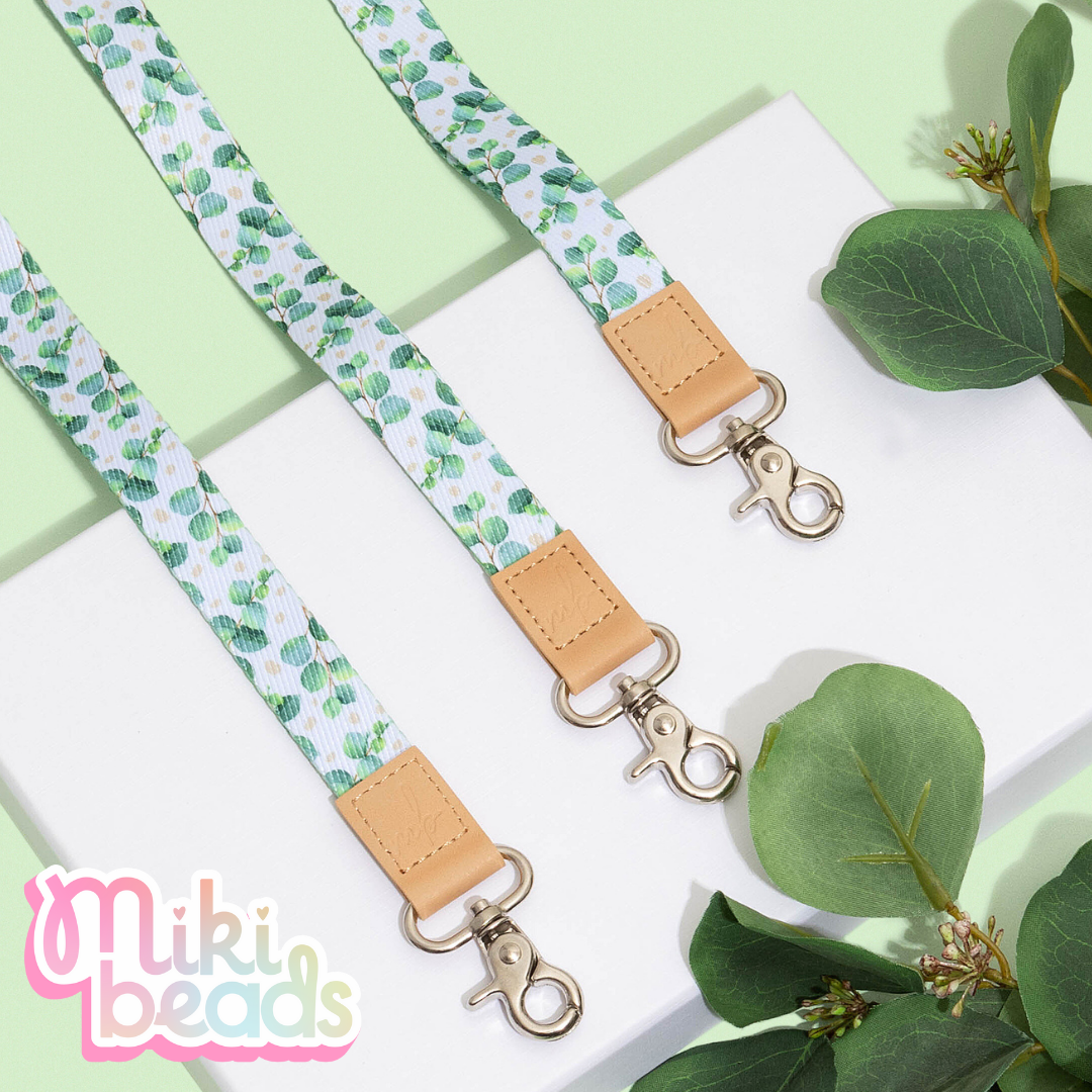 Botanical Fabric Lanyard