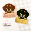 The Dachshunds Name Badge