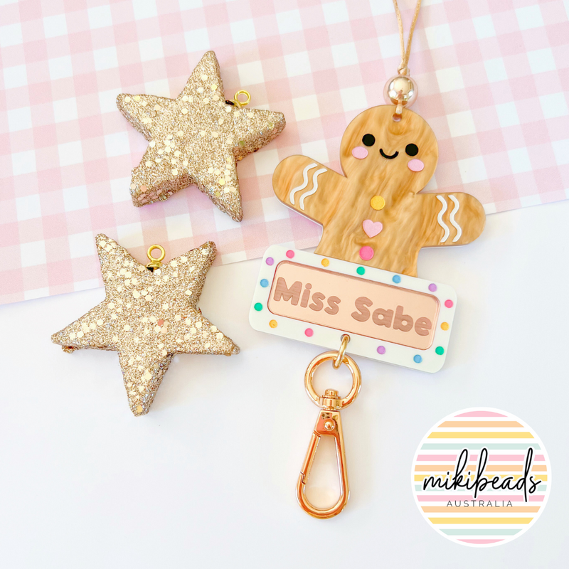 Gingerbread Personalised Lanyard