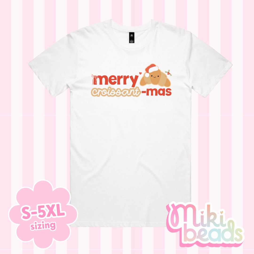 Merry Croissant-Mas Tee