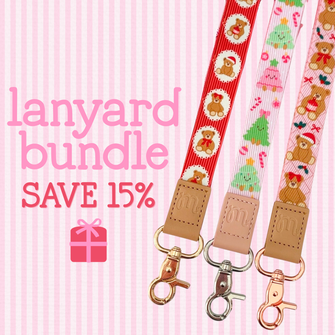 Christmas Fabric Lanyard Bundle