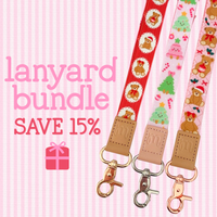 Christmas Fabric Lanyard Bundle