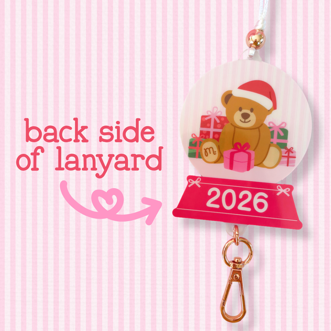 Snow Globe Personalised Lanyard