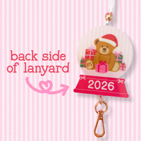 Snow Globe Personalised Lanyard