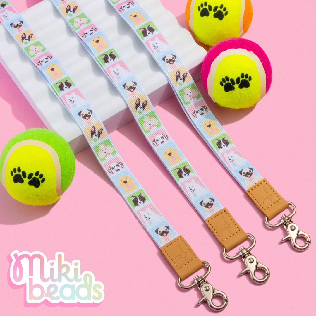 Dog Lovers Fabric Lanyard