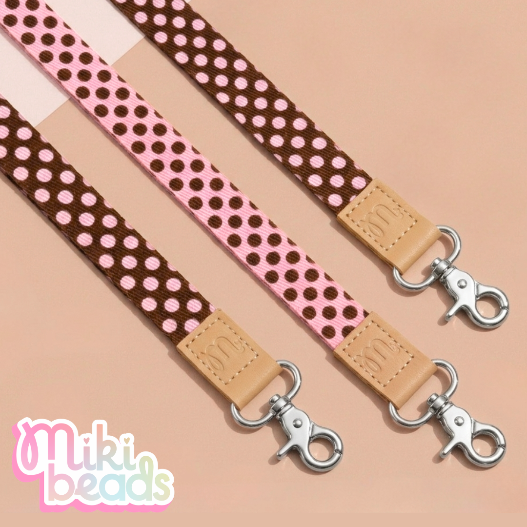 Neapolitan Reversible Fabric Lanyard