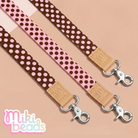 Neapolitan Reversible Fabric Lanyard