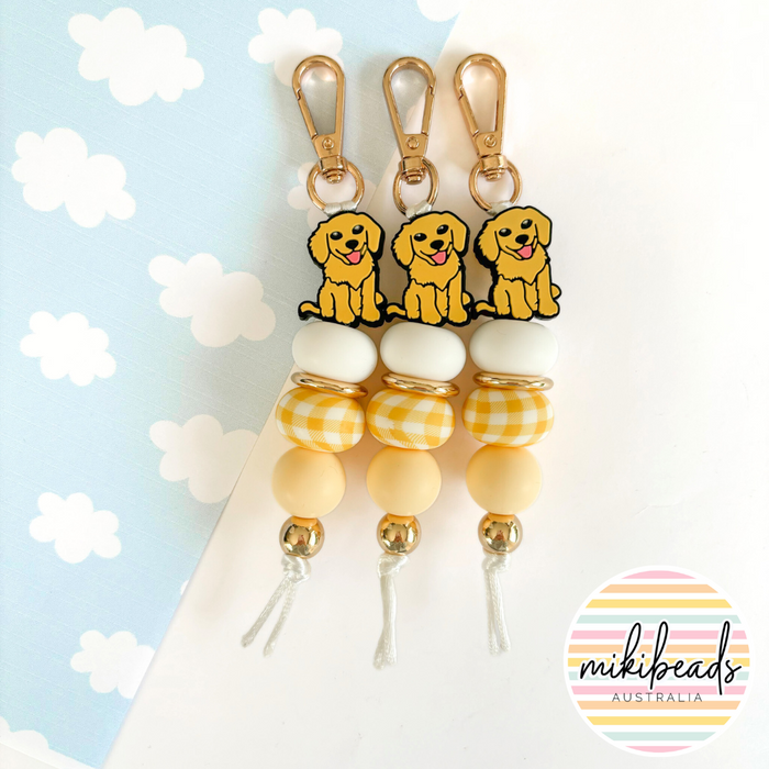 Winnie the Golden Retriever Keychain