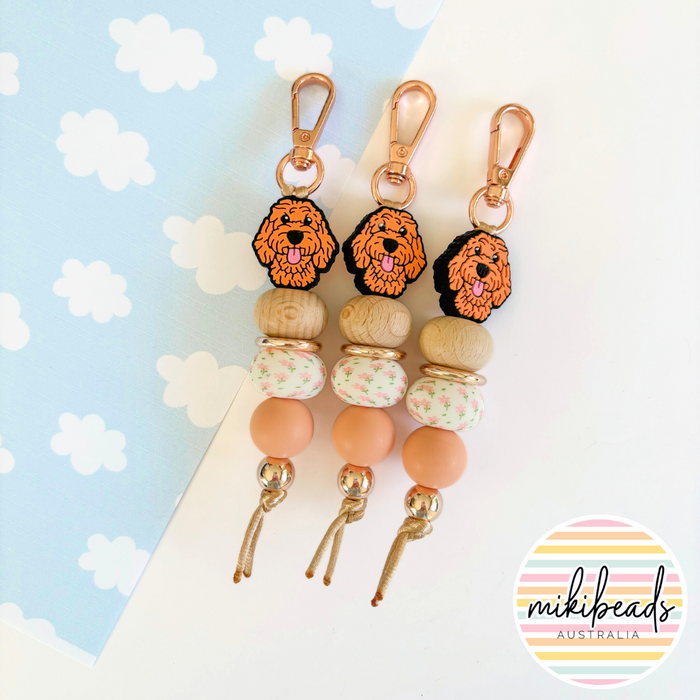 Teddy the Groodle Keychain