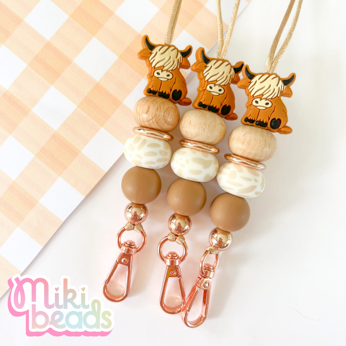 Hamish the Highland Cow Lanyard