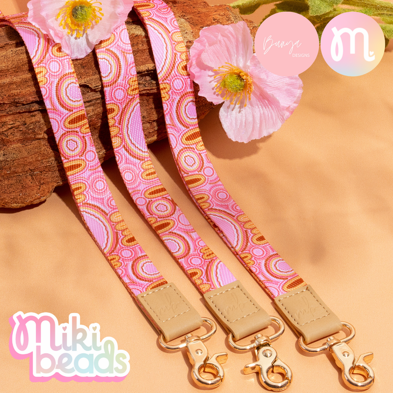 Journey Over Land Fabric Lanyard