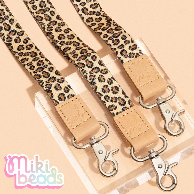 Leopard Love Fabric Lanyard