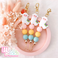 Llama Queen Keychain