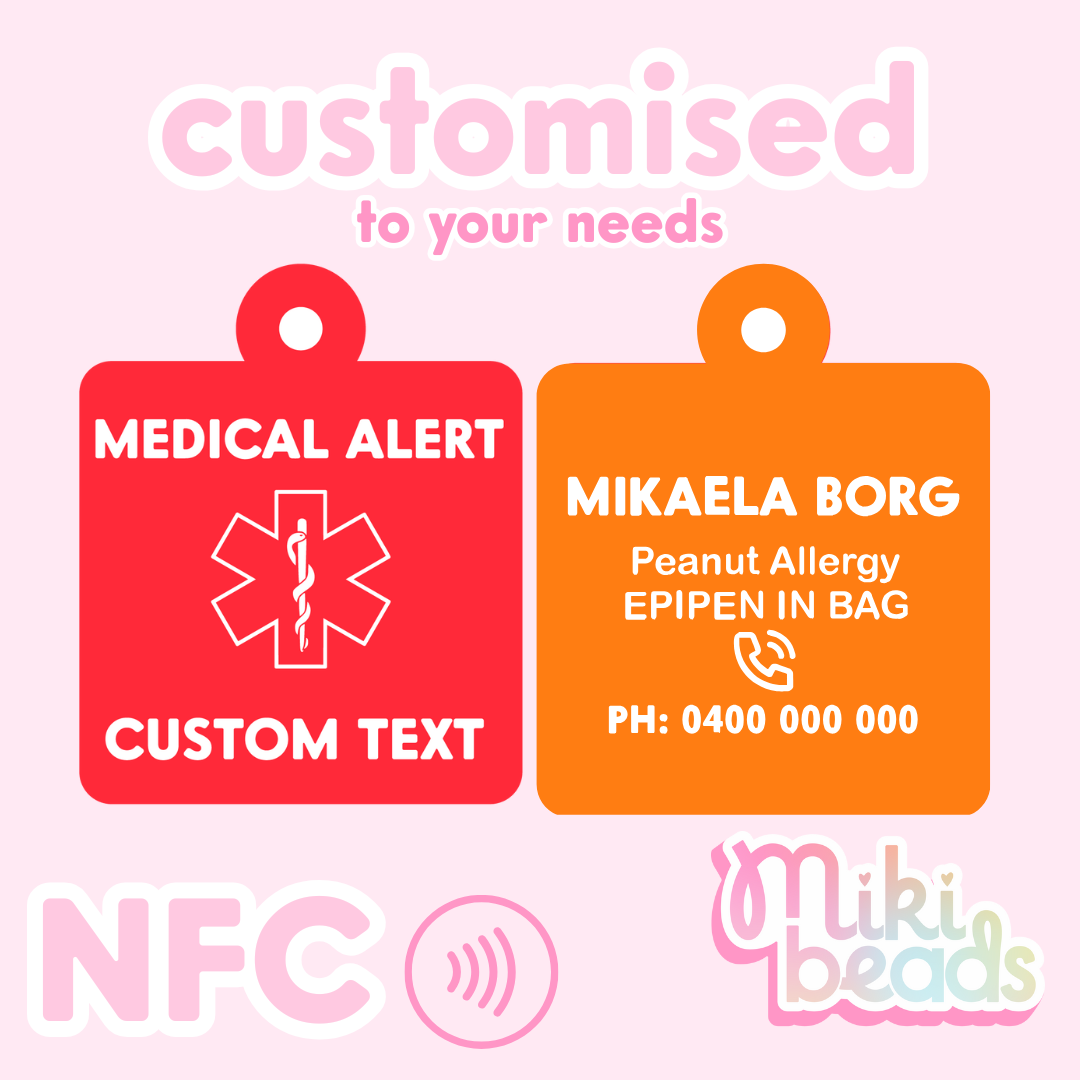 Medical Alert Keychains – MIKIBEADS