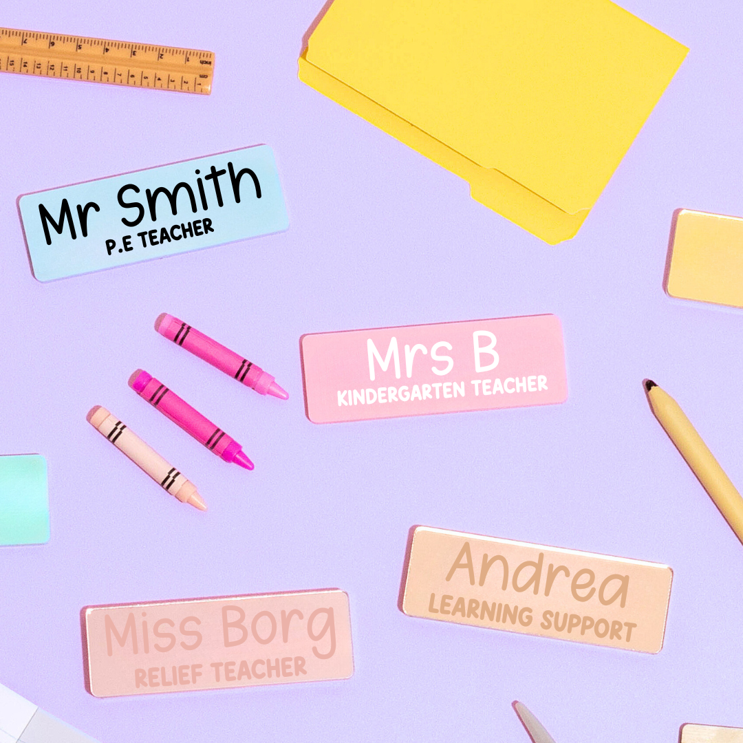 Name & Text Badges