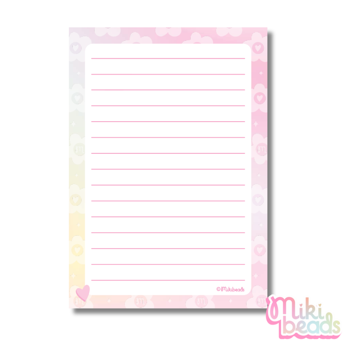 Rainbow Gradient Notepad