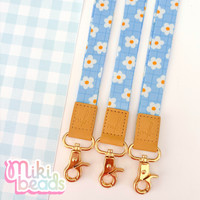 Oopsie Daisy Fabric Lanyard