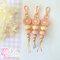 Pink Posy Keychain