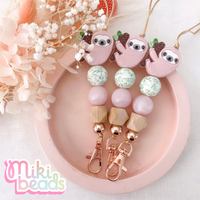 Pinky Sloth Queen Lanyard