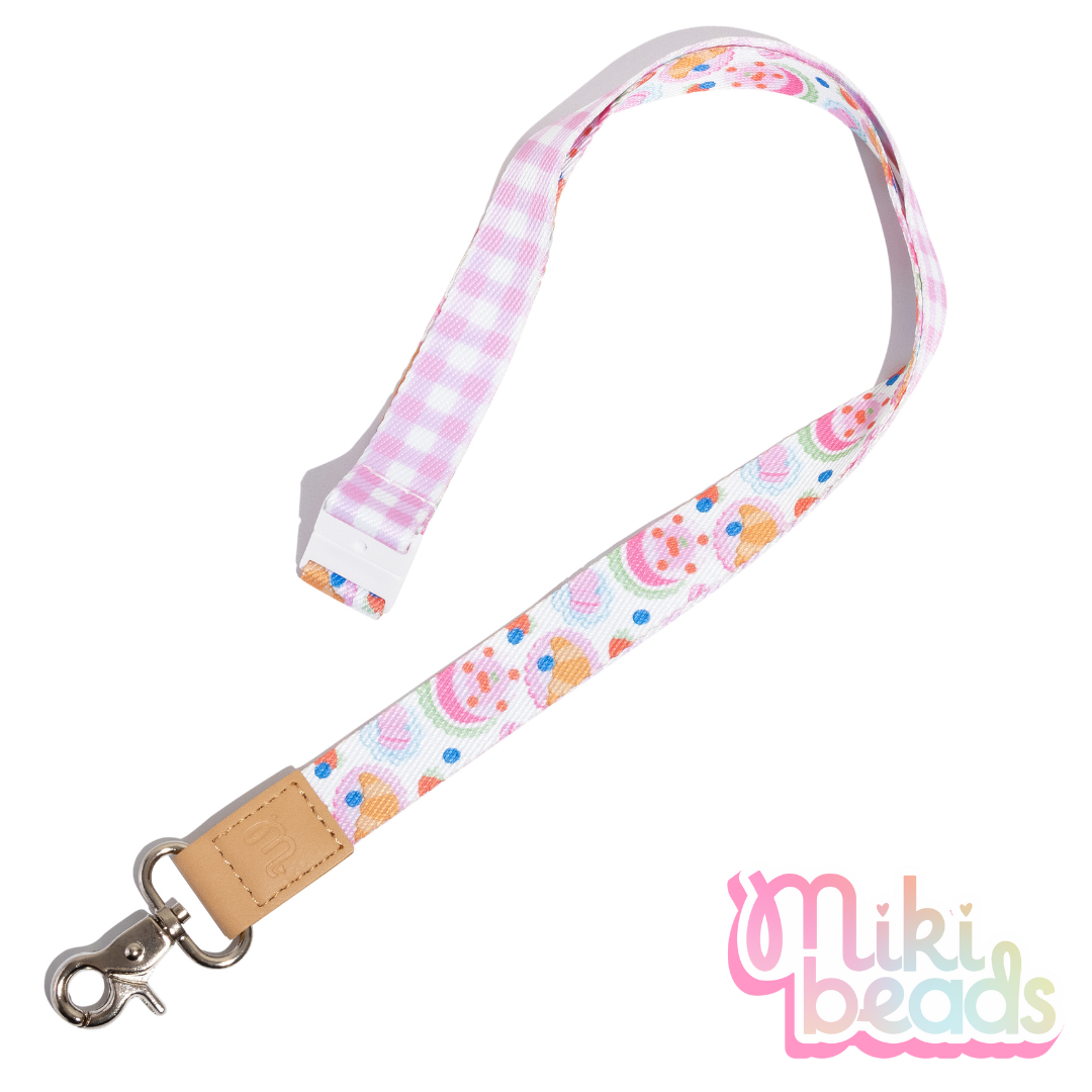 Summer Picnic Fabric Lanyard