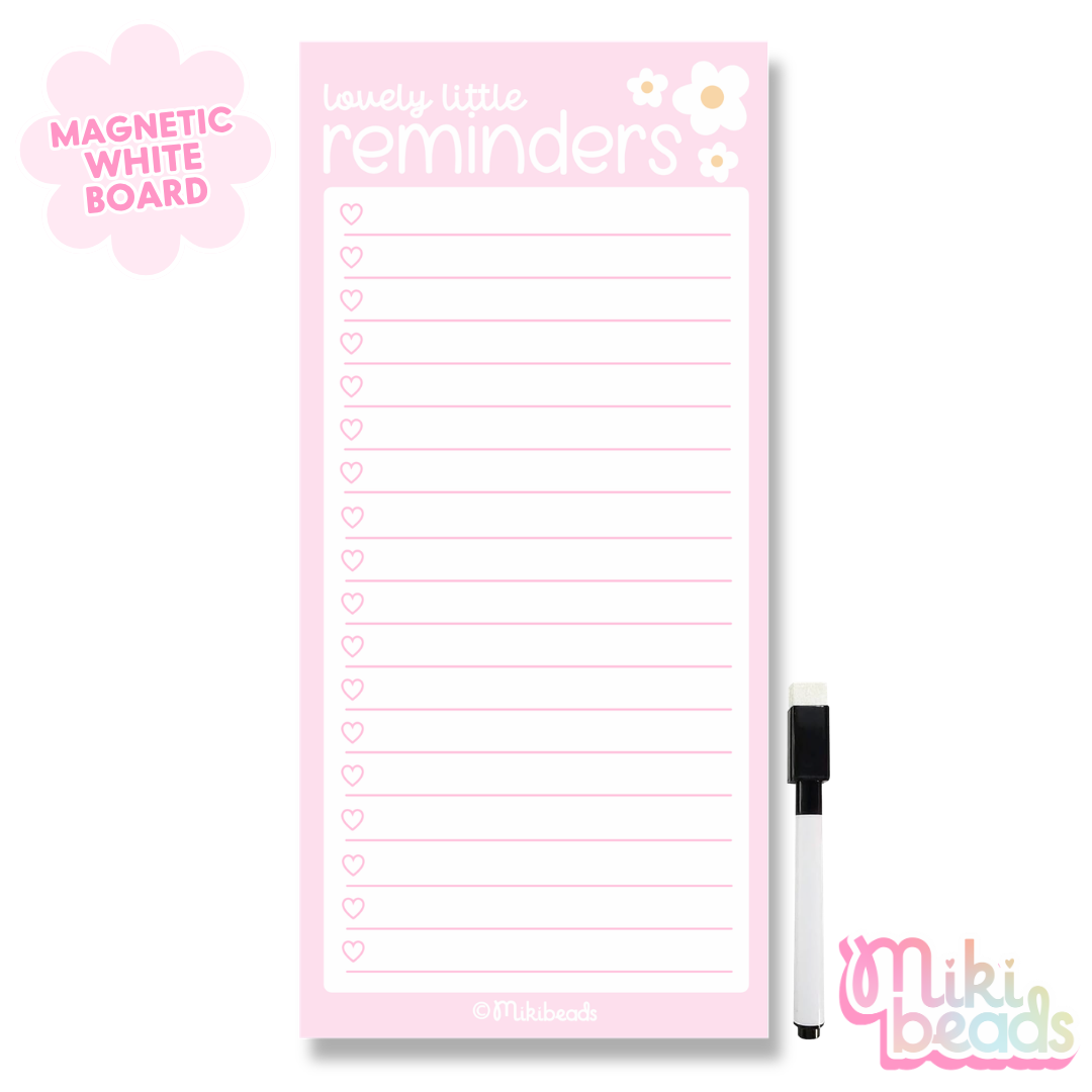 Lovely Little Reminders Magnetic Whiteboard Planner