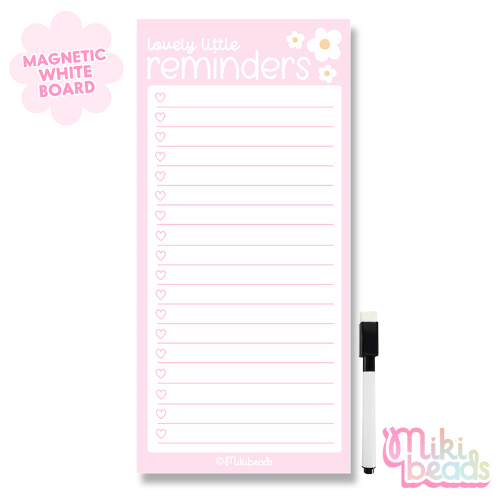 Lovely Little Reminders Magnetic Whiteboard Planner