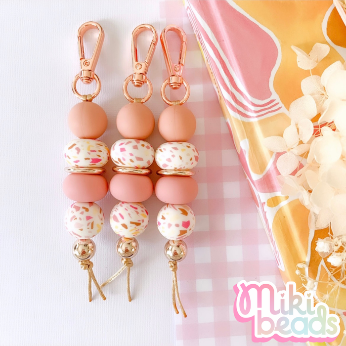 Sunset Terrazzo Keychain