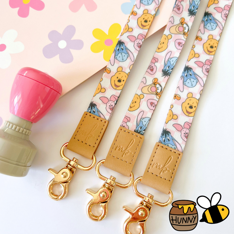 Winnie & Friends Fabric Lanyard