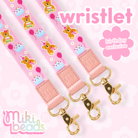 Birthday Bear Wristlet