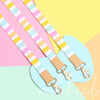 Pastel Pop Fabric Lanyard