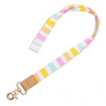 Pastel Pop Fabric Lanyard