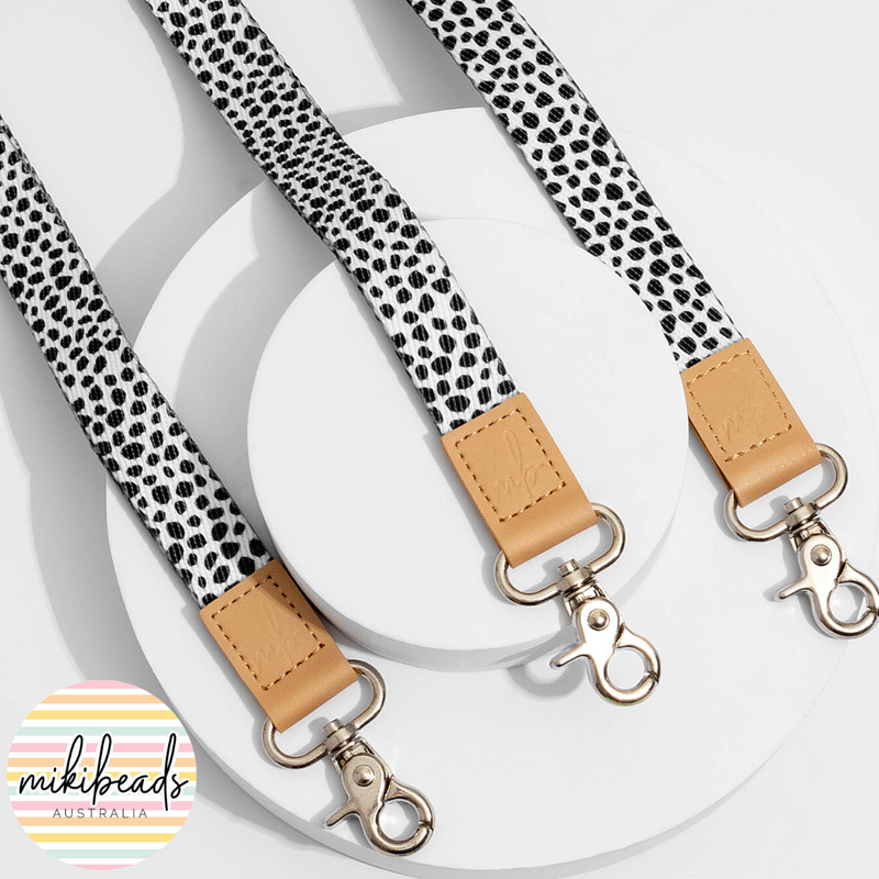 Dalmatian Fabric Lanyard