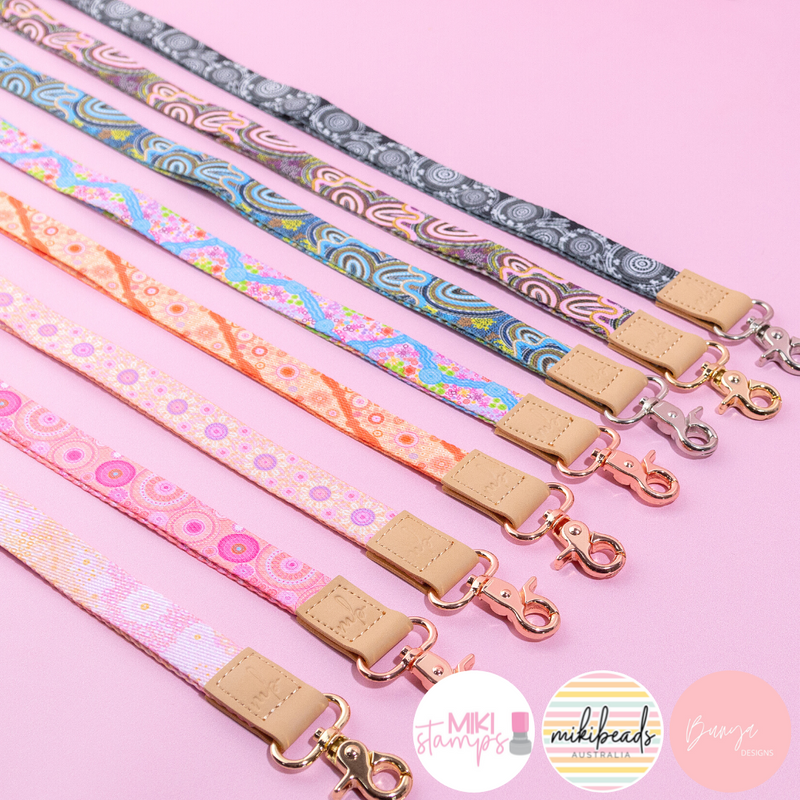 Waterways Fabric Lanyard