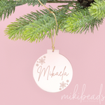 Snowflake Name Ornament