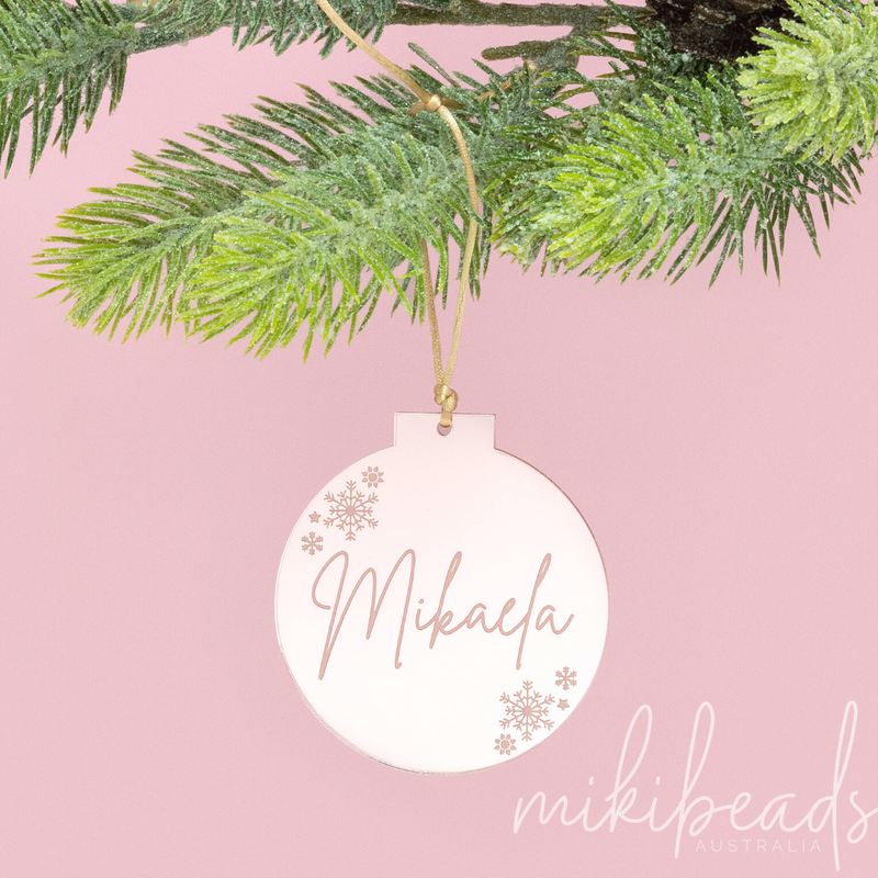 Snowflake Name Ornament