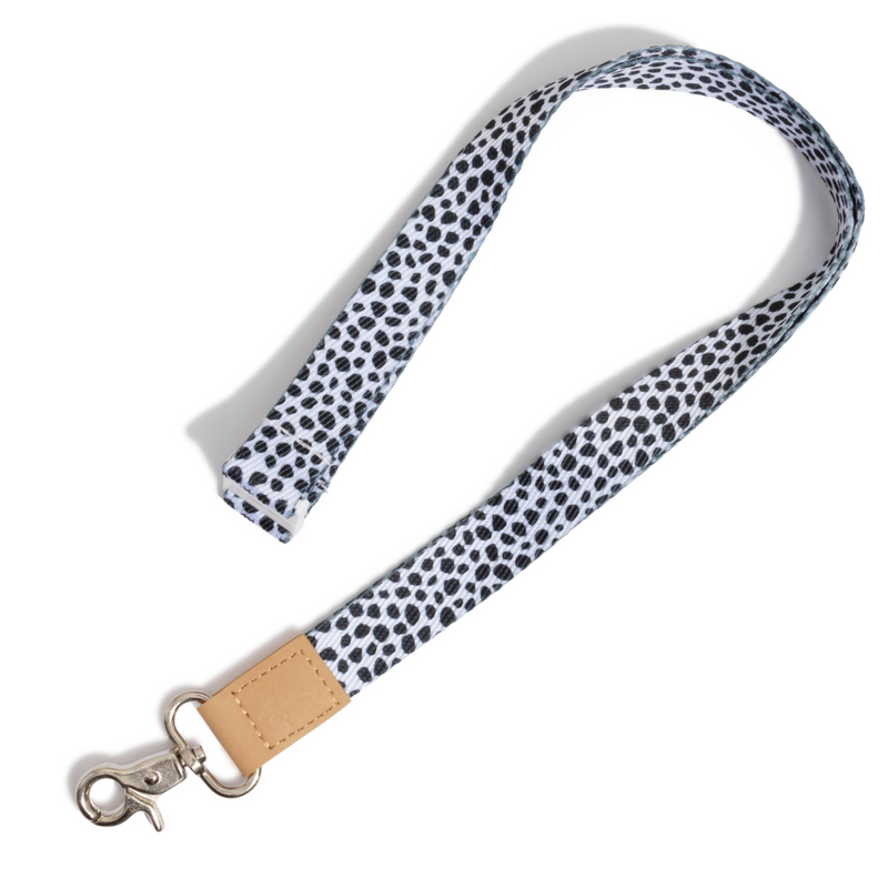 Dalmatian Fabric Lanyard